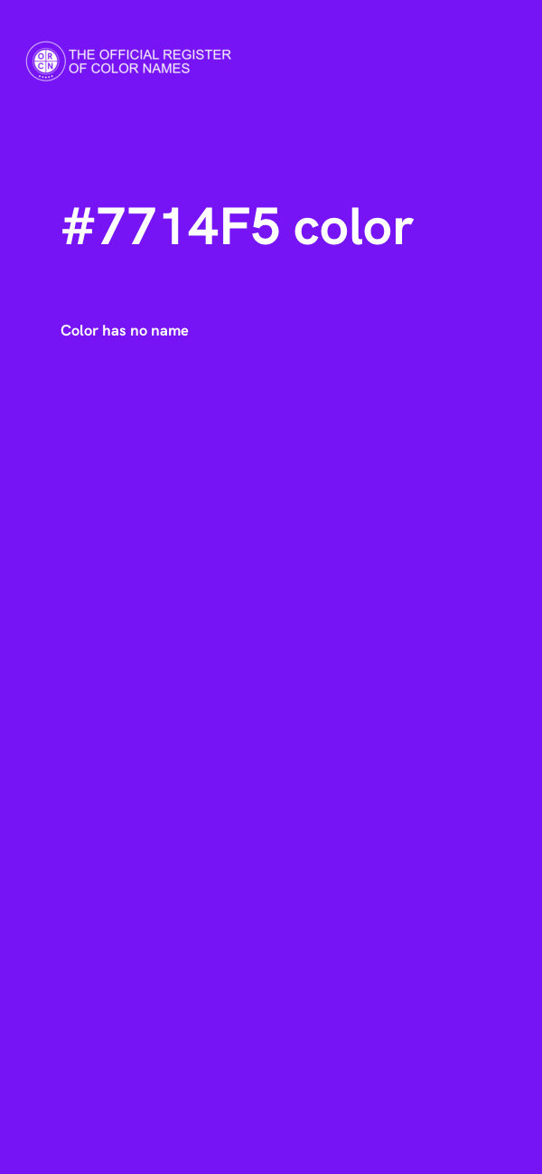 #7714F5 color image