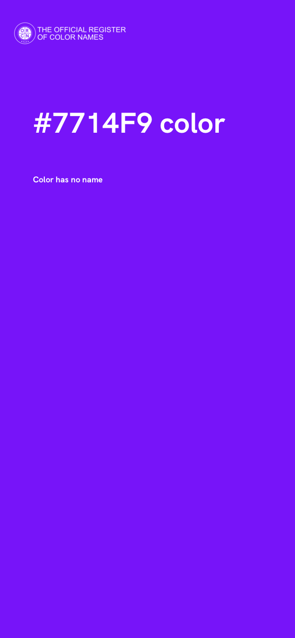 #7714F9 color image