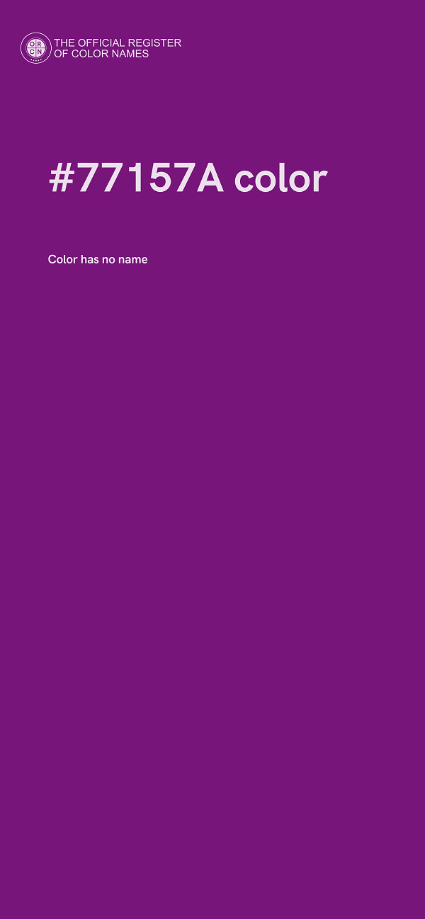 #77157A color image