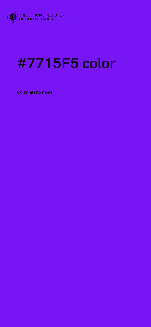 #7715F5 color image