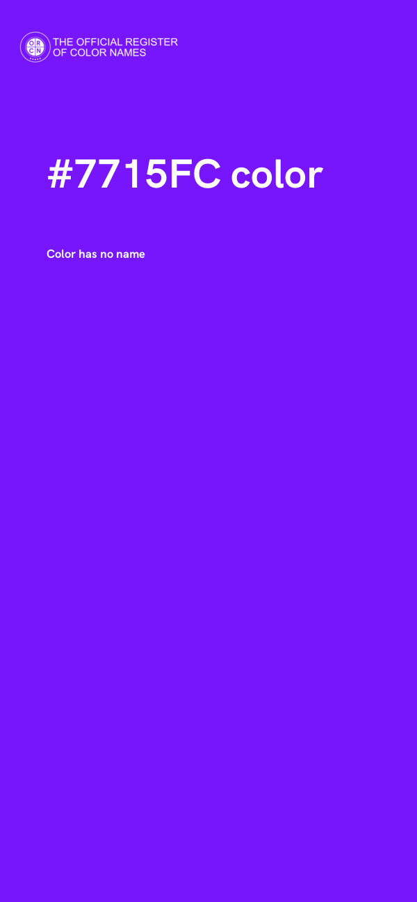 #7715FC color image