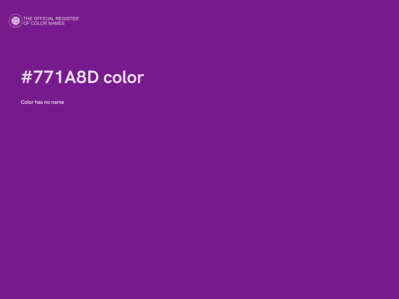 #771A8D color image