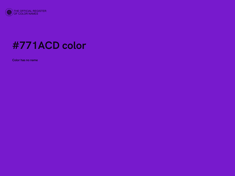 #771ACD color image