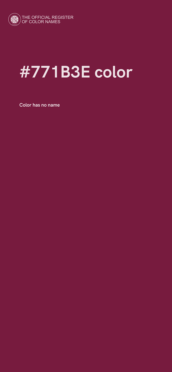 #771B3E color image