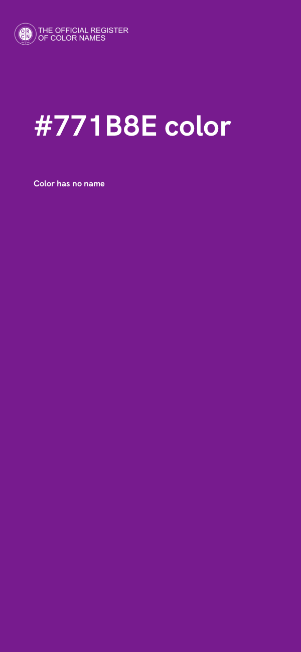 #771B8E color image