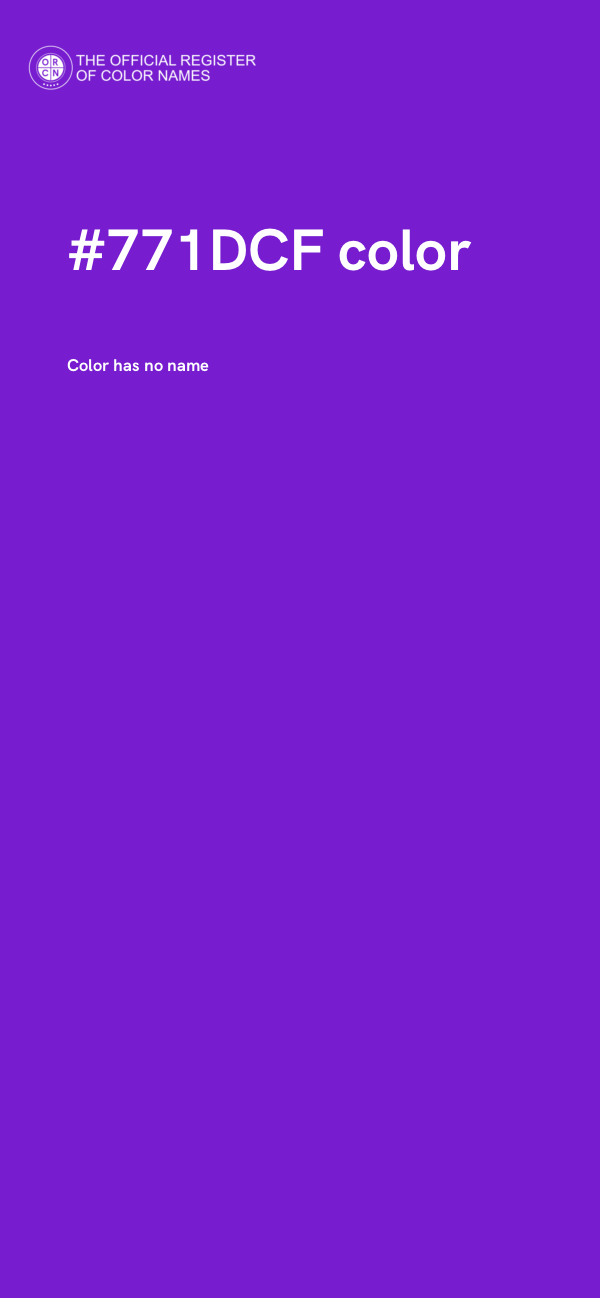 #771DCF color image