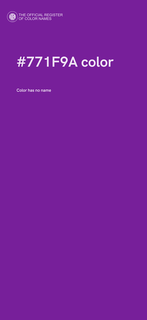 #771F9A color image