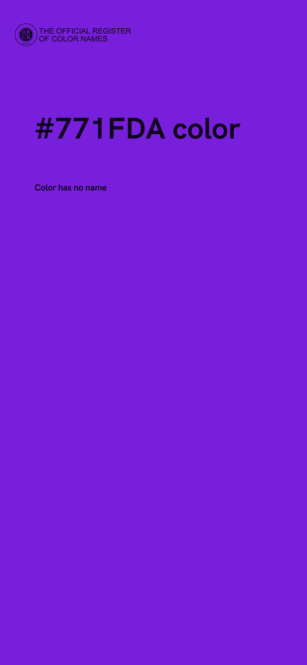 #771FDA color image