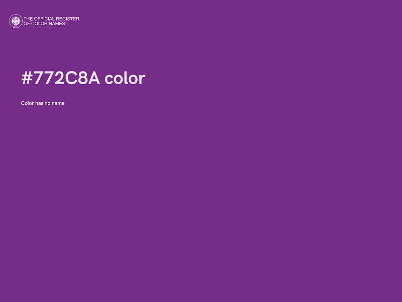 #772C8A color image