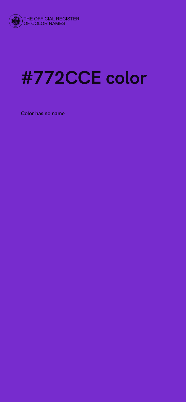 #772CCE color image