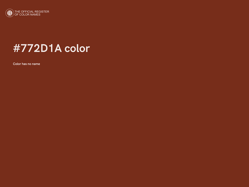 #772D1A color image