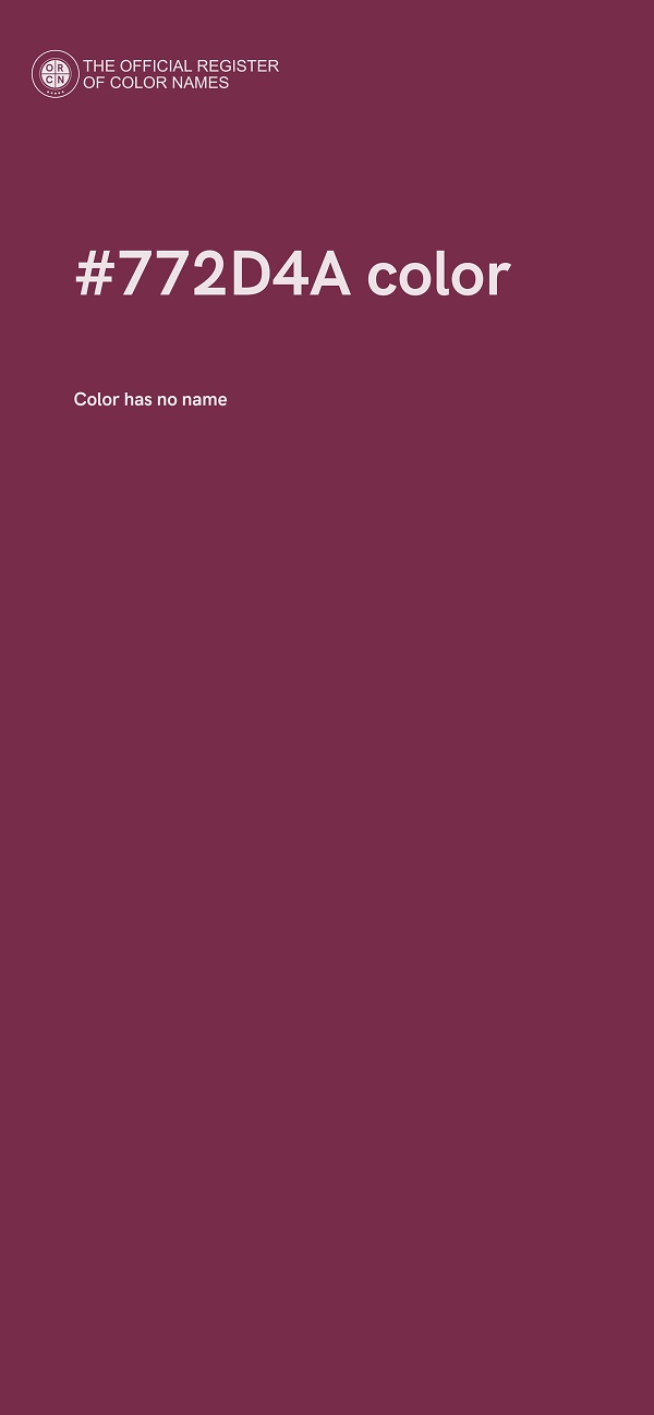 #772D4A color image