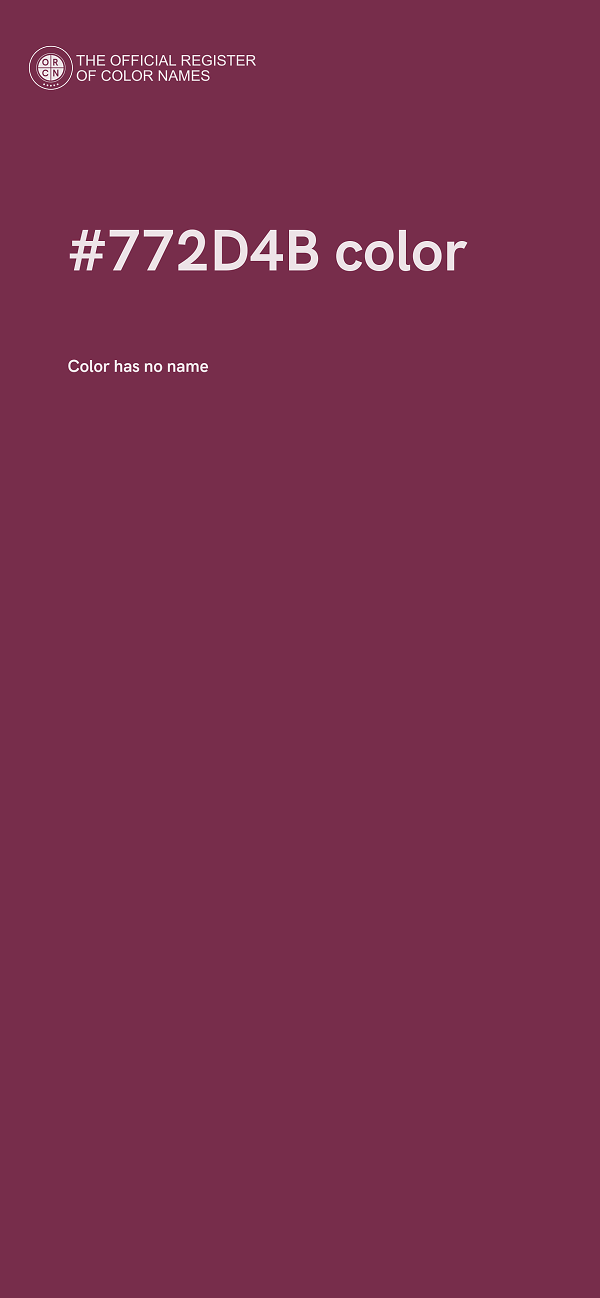 #772D4B color image