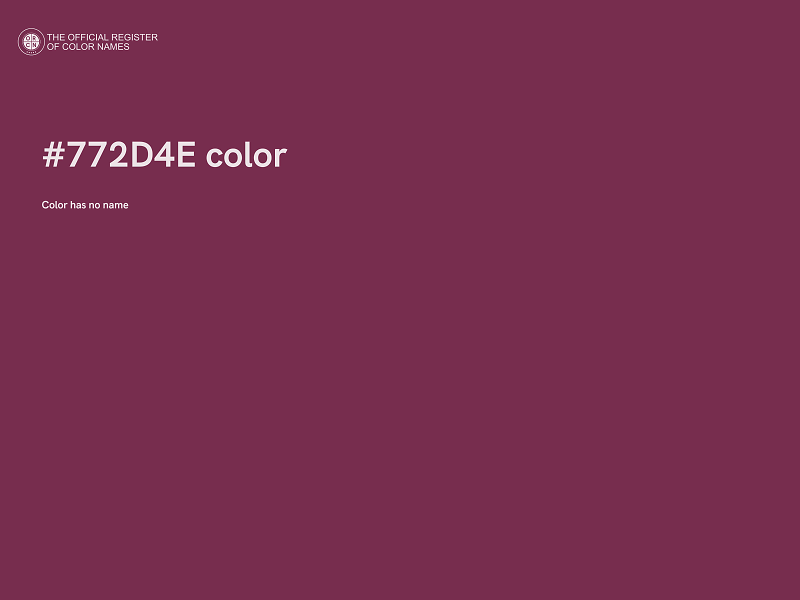 #772D4E color image