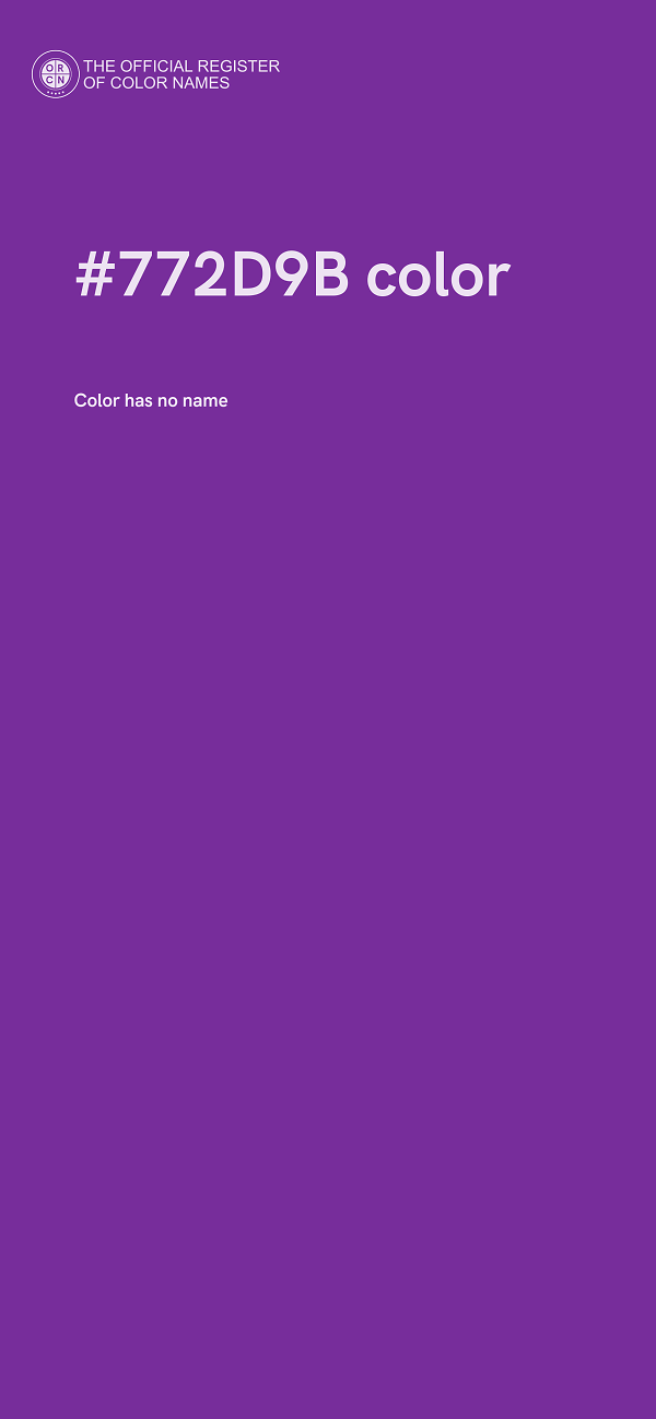#772D9B color image