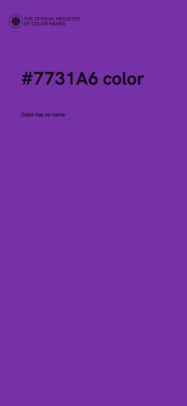 #7731A6 color image