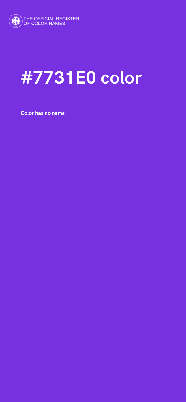 #7731E0 color image