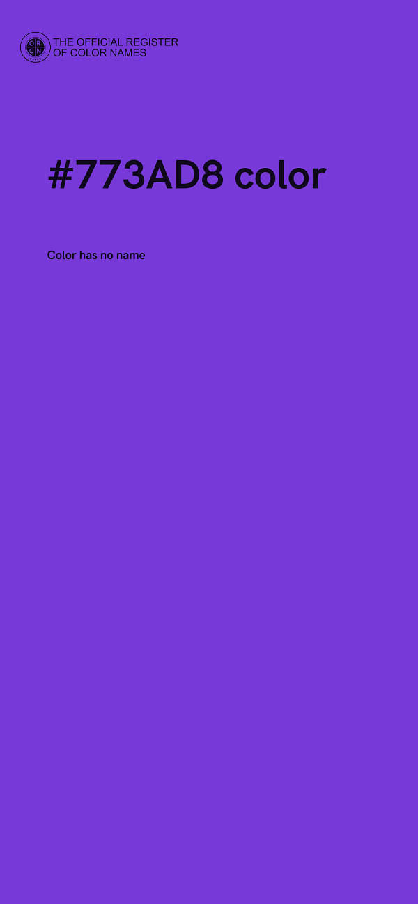 #773AD8 color image