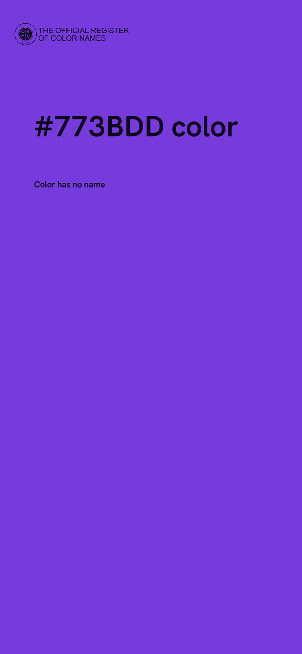 #773BDD color image