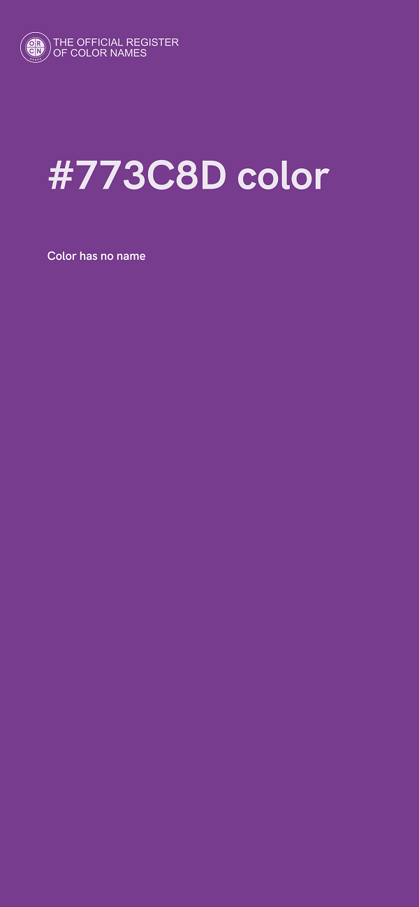 #773C8D color image
