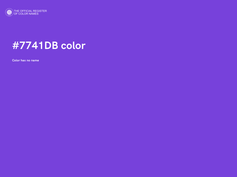 #7741DB color image