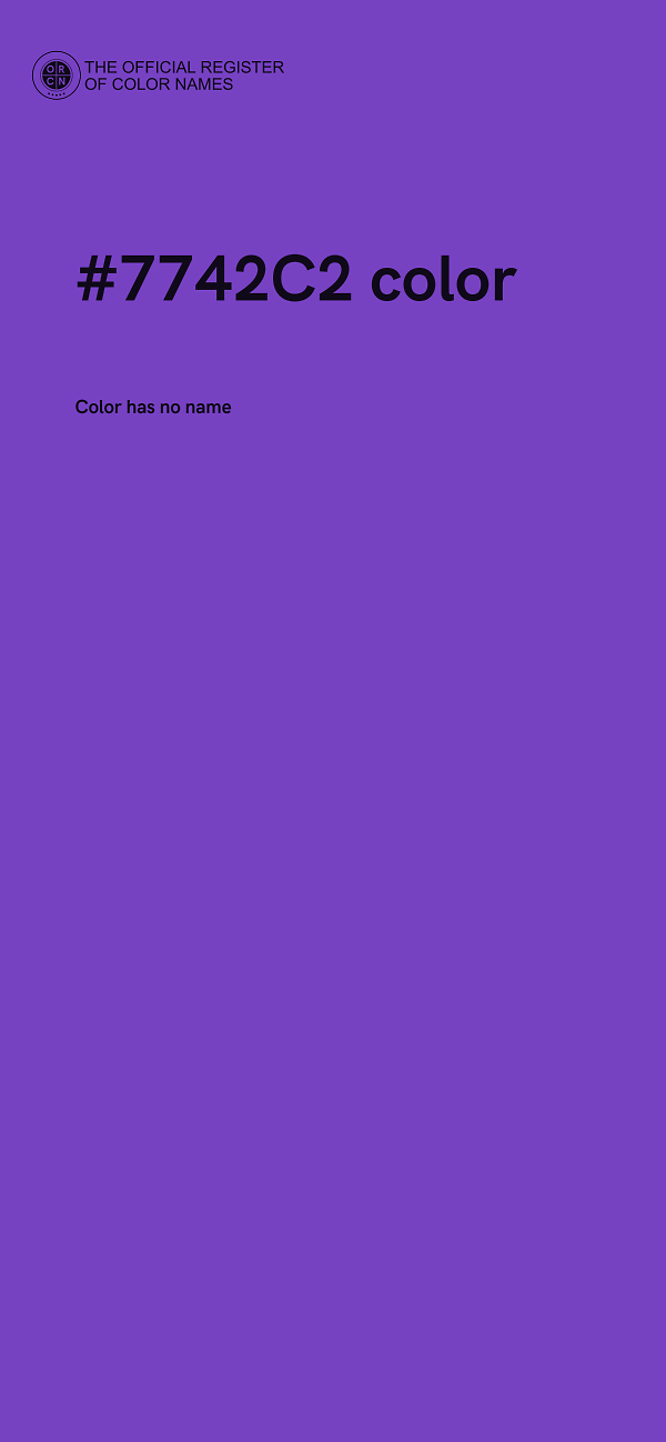 #7742C2 color image