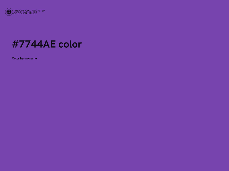 #7744AE color image