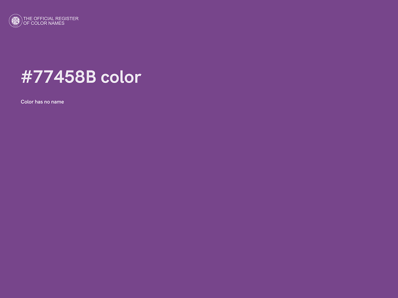 #77458B color image