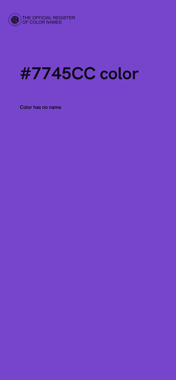 #7745CC color image