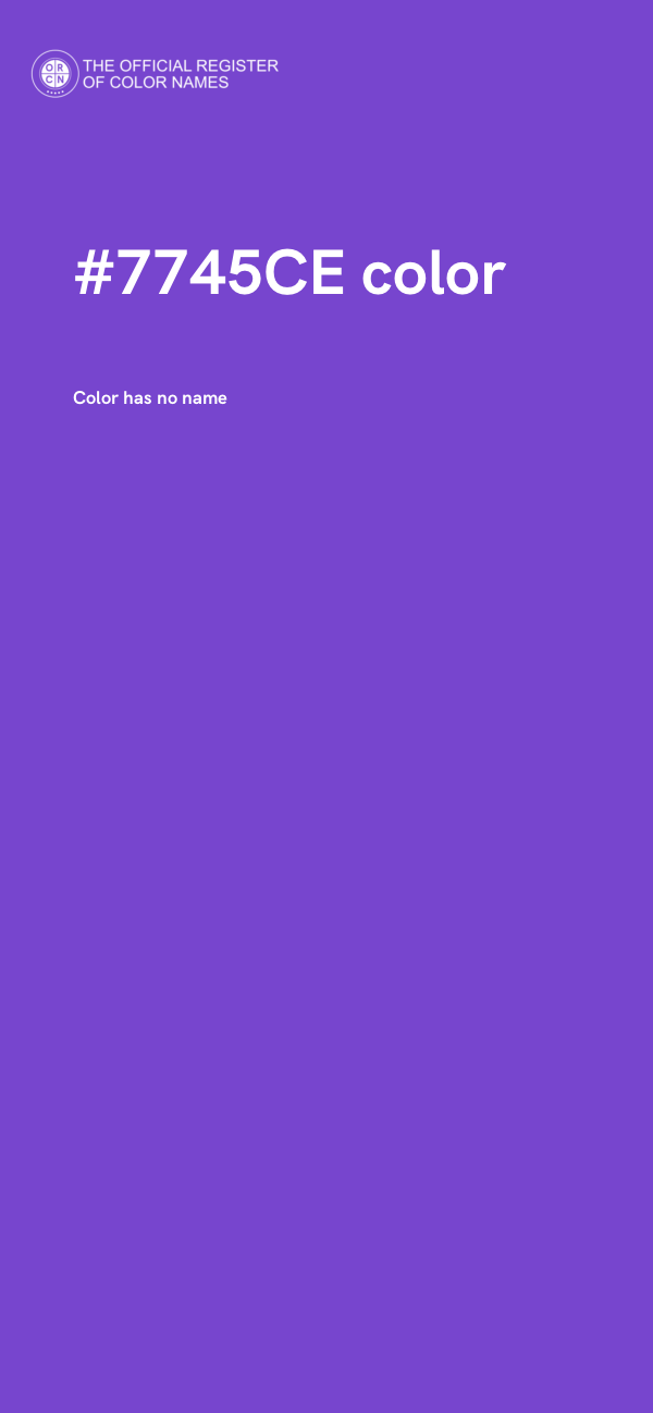 #7745CE color image
