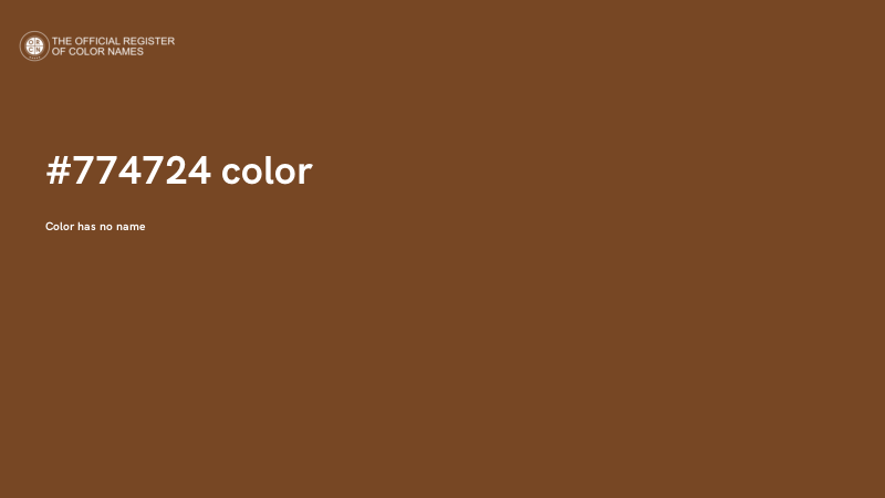 #774724 color image
