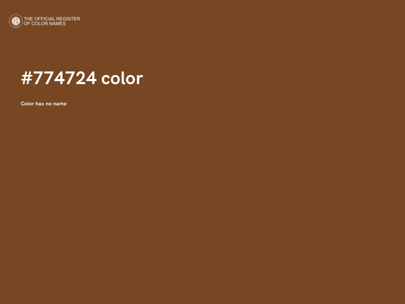 #774724 color image