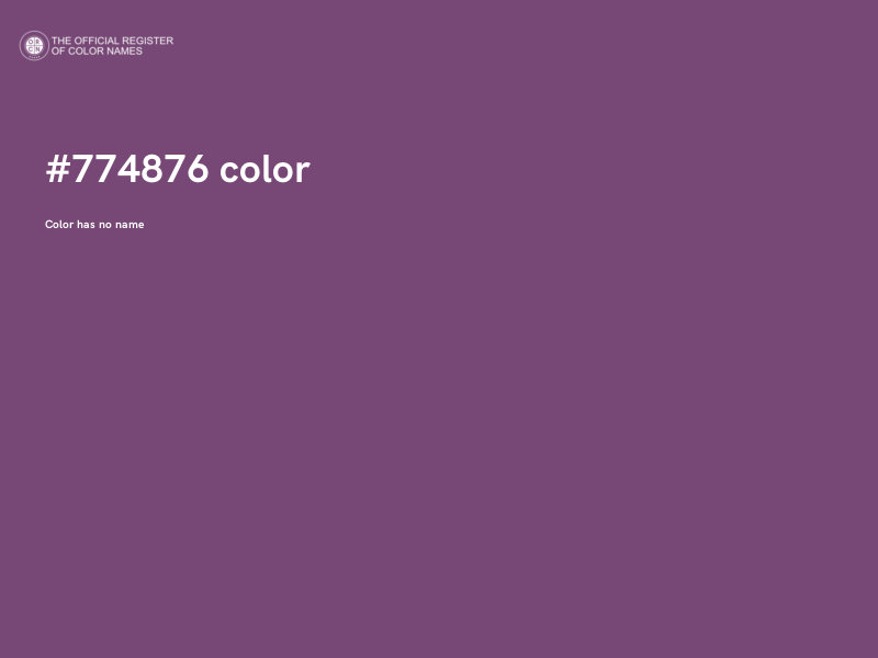 #774876 color image
