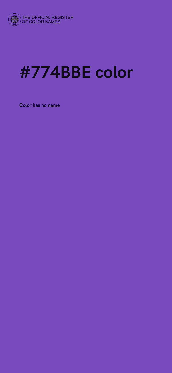#774BBE color image