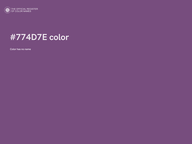 #774D7E color image