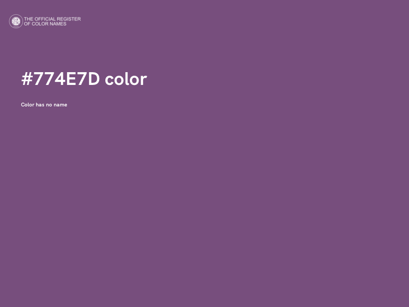 #774E7D color image