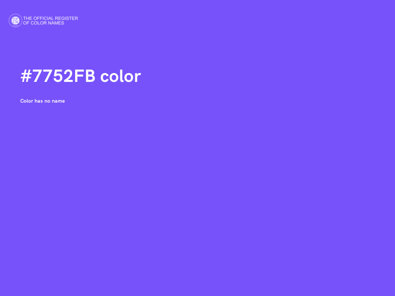 #7752FB color image