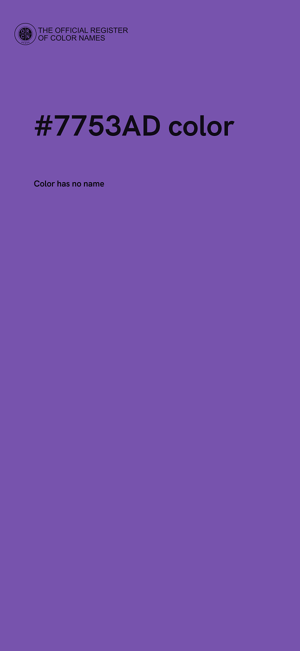 #7753AD color image