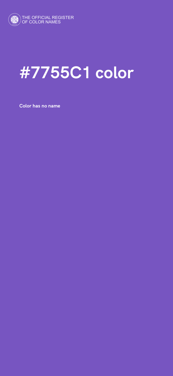 #7755C1 color image