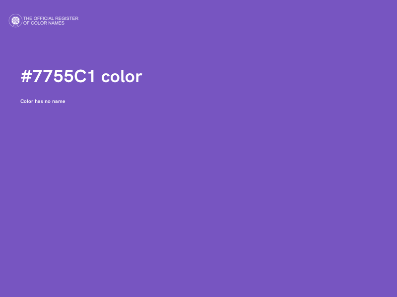 #7755C1 color image