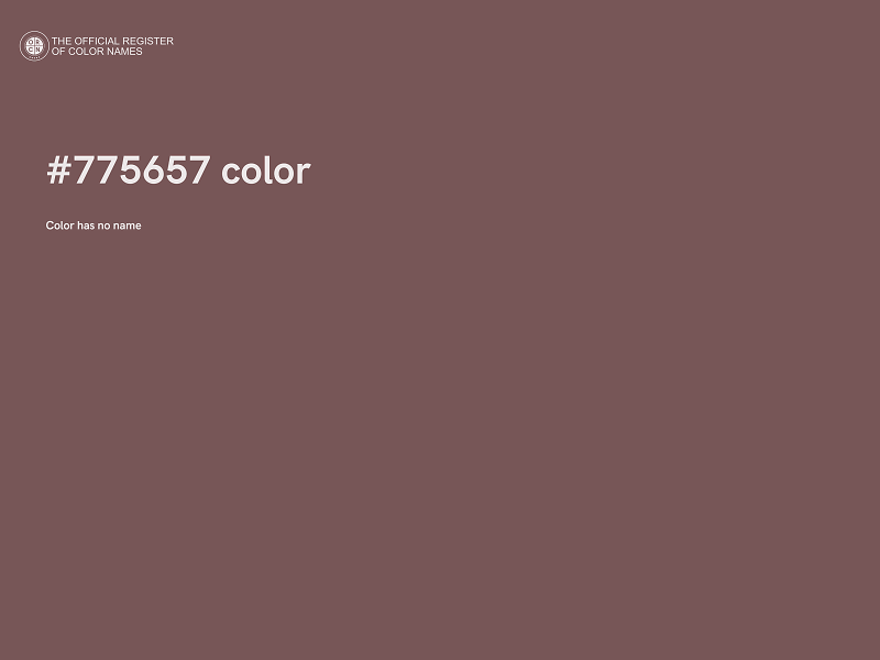 #775657 color image