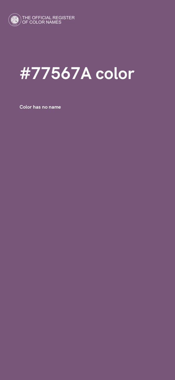 #77567A color image