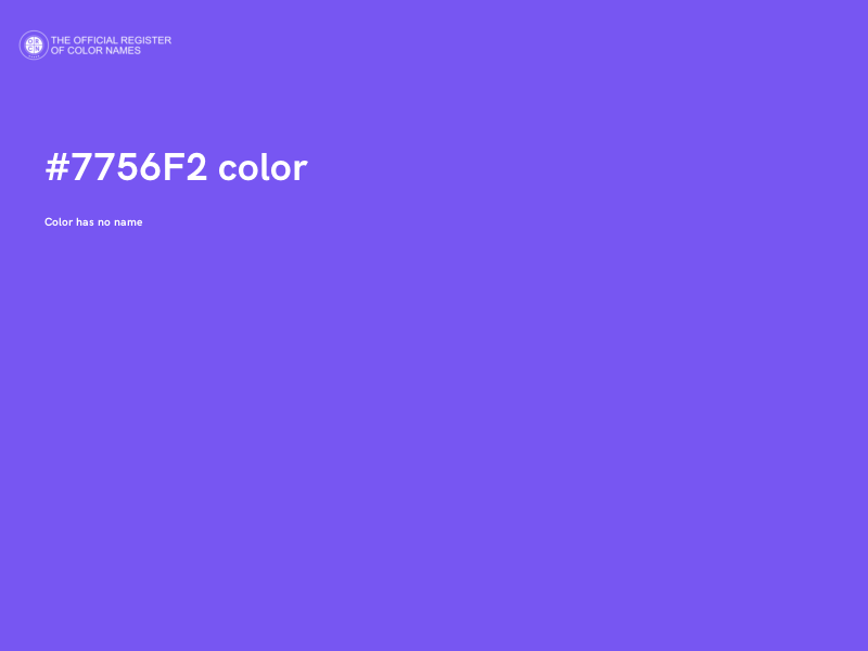 #7756F2 color image