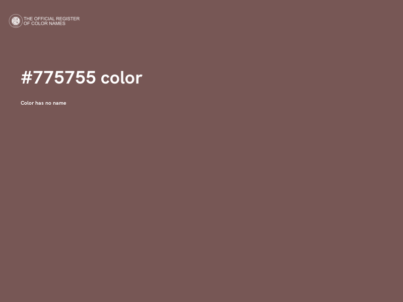 #775755 color image