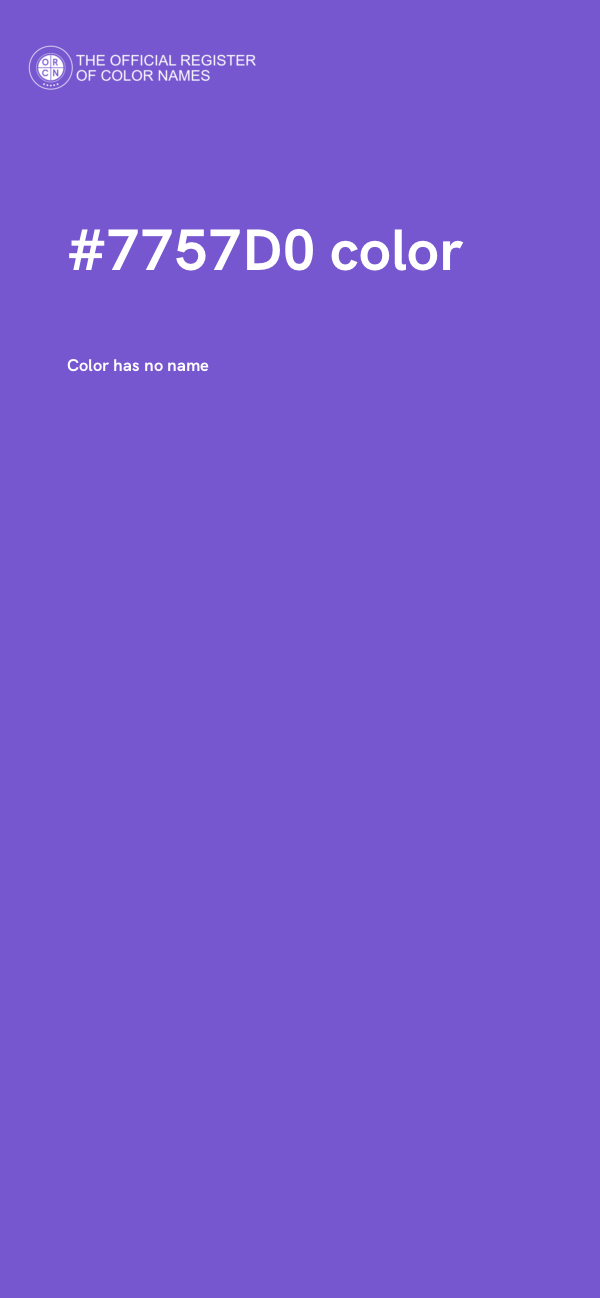 #7757D0 color image