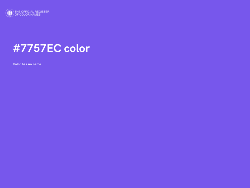 #7757EC color image
