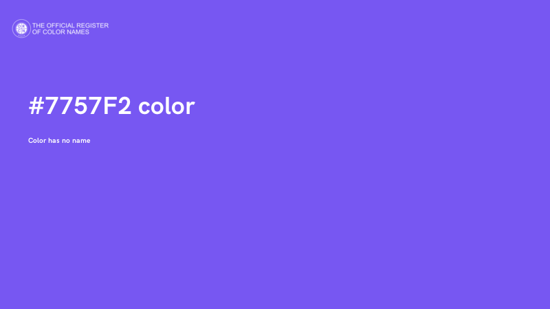 #7757F2 color image