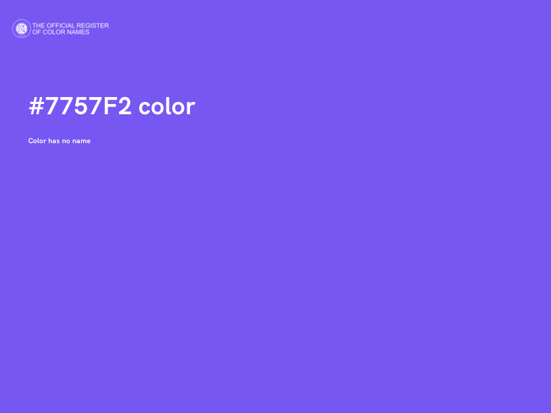 #7757F2 color image