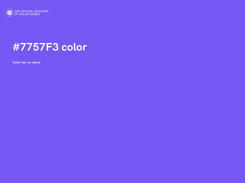 #7757F3 color image