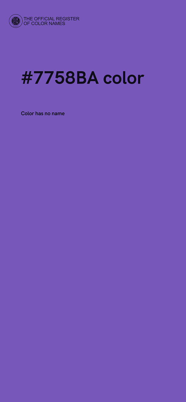 #7758BA color image